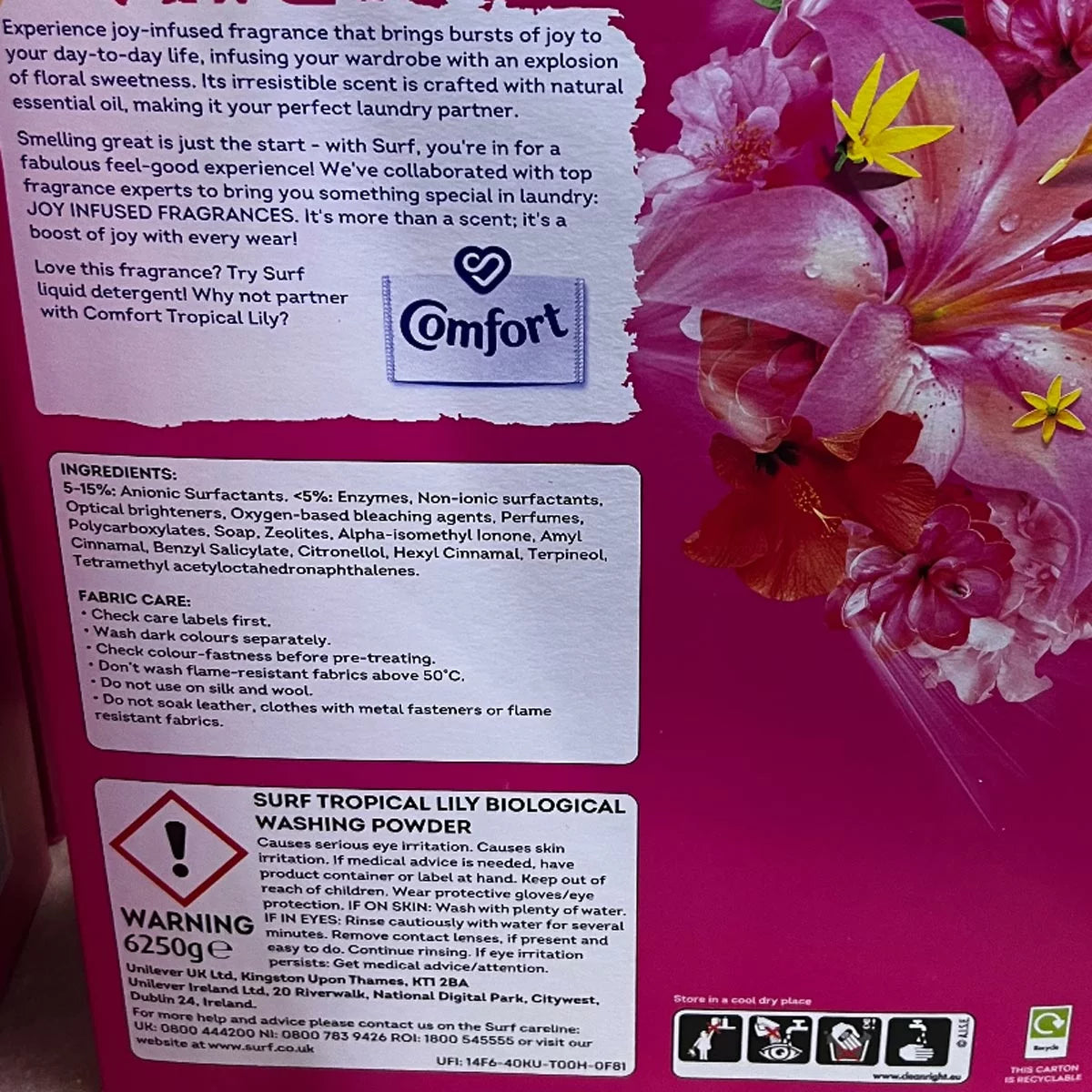 Surf Tropical Laundry Powder, 125 Wash