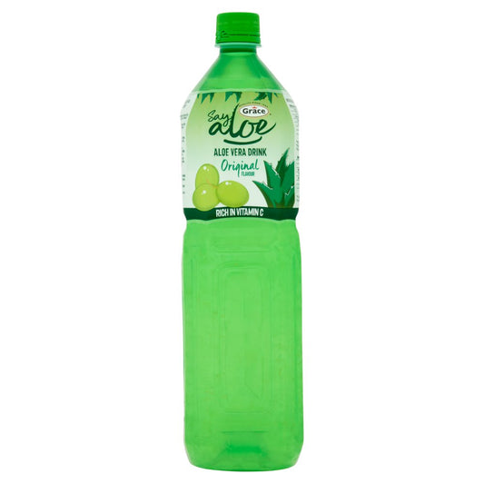 Grace Say Aloe Vera Drink Original Flavour  1.5Ltr × 6 × 1