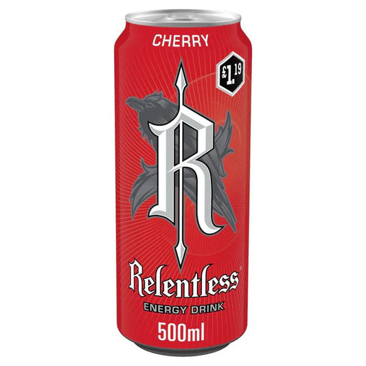 Relentless Cherry Energy Drink 12 x 500ml