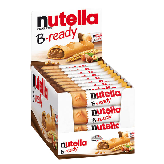 Nutella B-ready Hazelnut Chocolate Spread Filled Cereal Bar Snack 22g x 36 bars