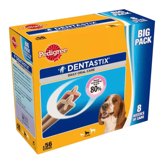 Pedigree Dentastix Daily Oral Care For Medium Dogs, 56 Pack