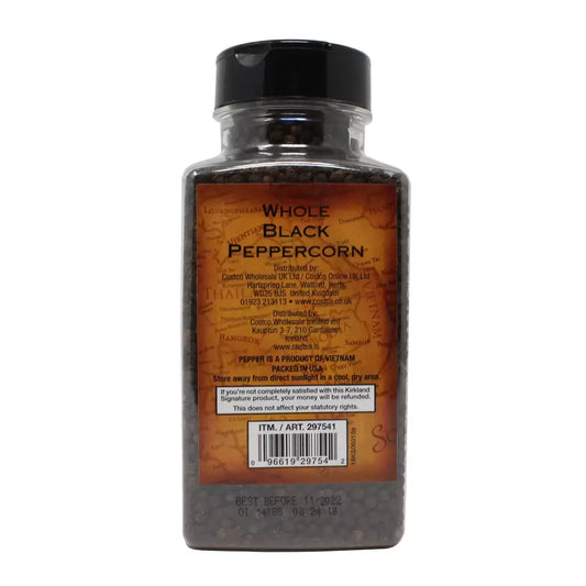 Kirkland Signature Whole Black Peppercorns, 399g