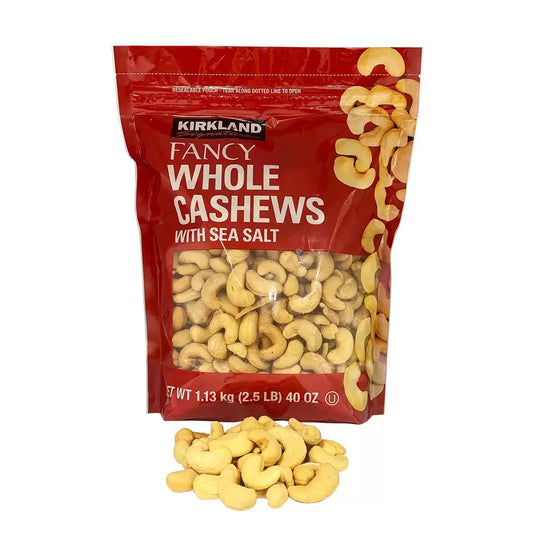 Kirkland Signature Salted Cashews, 1.13kg