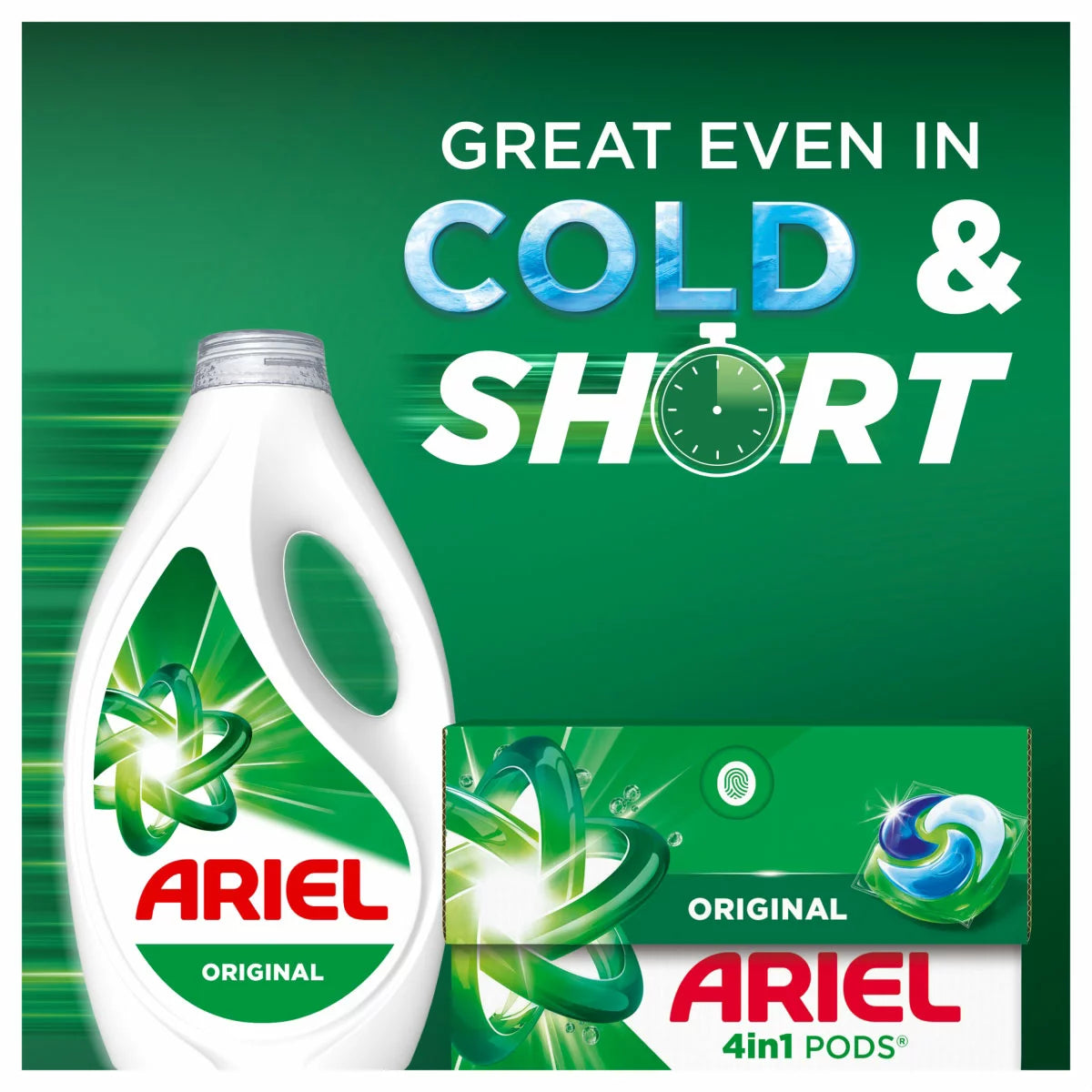 Ariel 4 in 1 Pods, 140 Wash