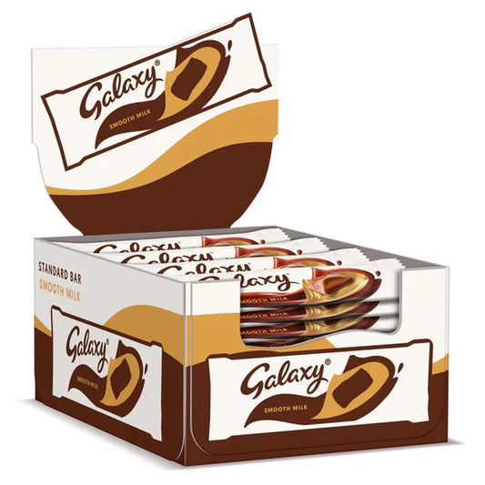 Galaxy Smooth Milk Chocolate Bar 42g (case of 24)