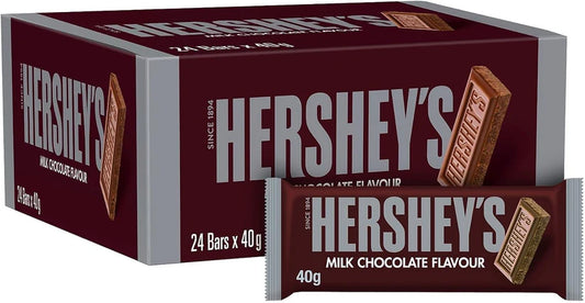 Hershey's Milk Chocolate Flavour 40g (case of 24 bars)