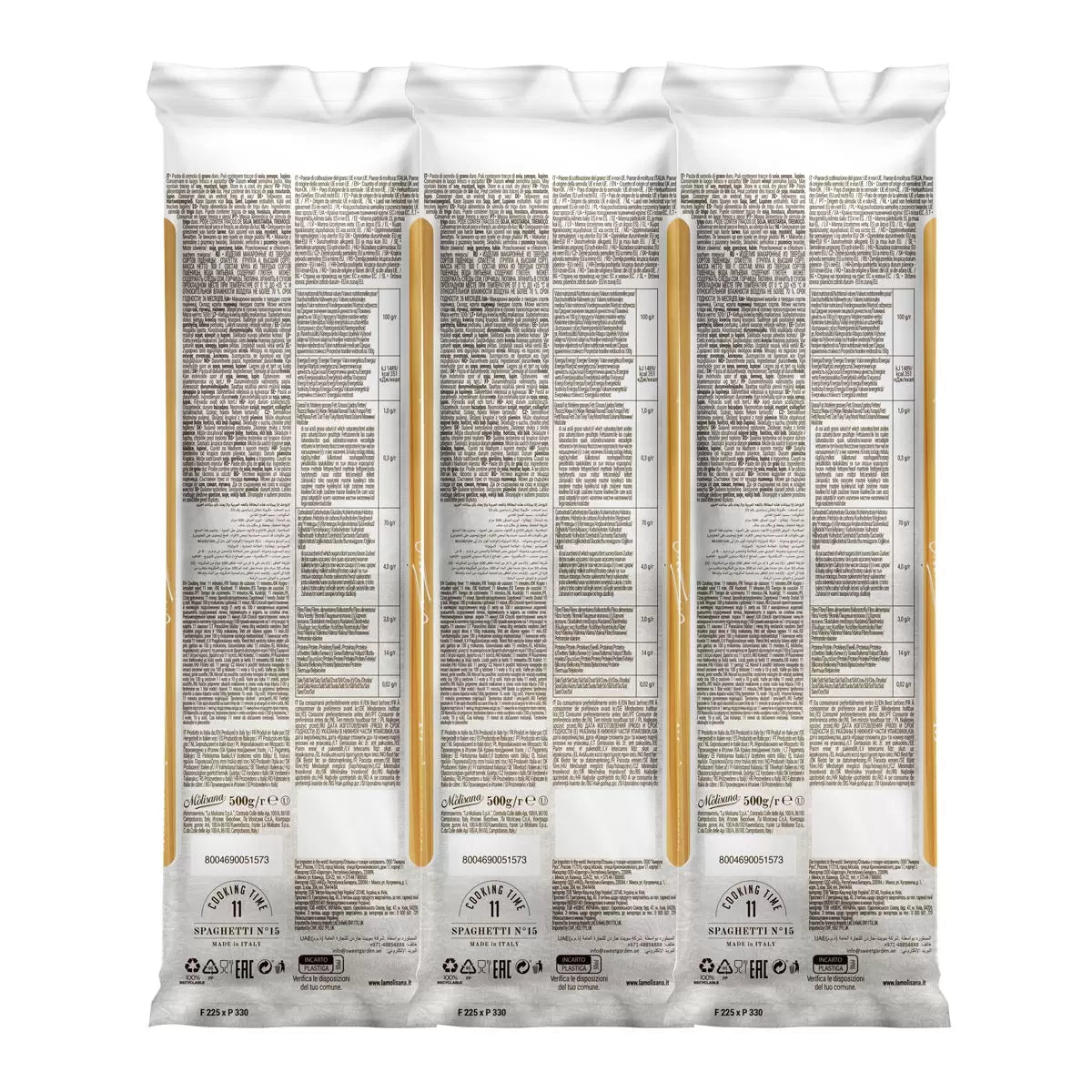 La Molisana Spaghetti, 6 x 500g