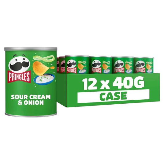 Pringles Sour Cream & Onion 40g, Pack of 12