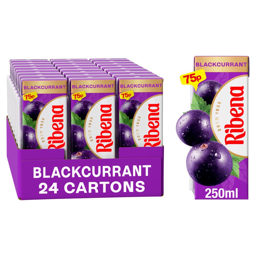 Ribena Blackcurrant 24 x 250ml