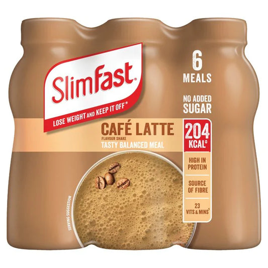 SlimFast Caffe Latte Flavour - 6 x 325ml