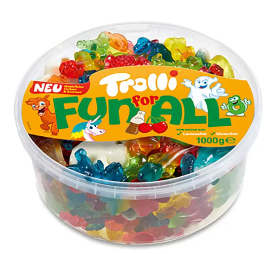 Trolli Fun for All Sweet Mix, 1kg: A Colourful Array of Delightful Candies