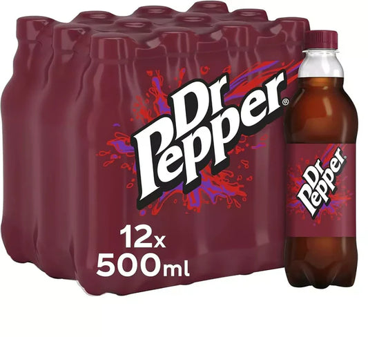 Dr Pepper Zero 500ml Case of 12