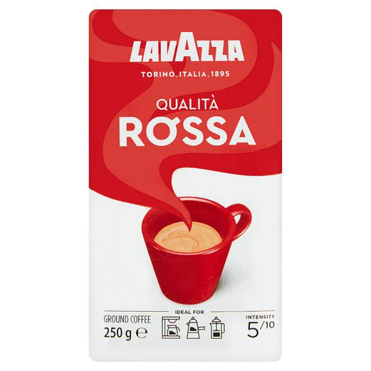 Lavazza Qualità Rossa Ground Coffee 250g (Pack of 4)