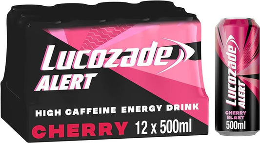Lucozade Alert Cherry Blast, 12x500ml