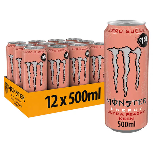 Monster Energy Ultra Peachy Keen 12 x 500ml