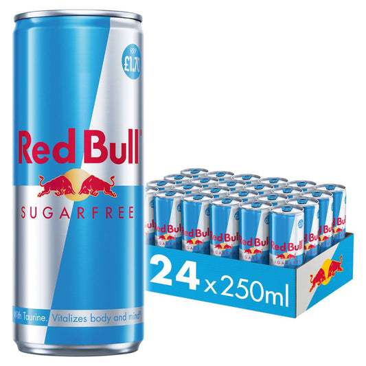 Red Bull Sugarfree Energy Drink 250ml 24 Pack