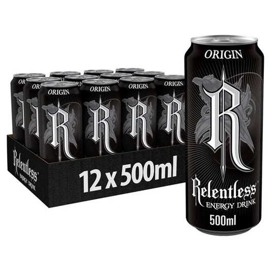 Relentless Origin Energy Drink 12 x 500ml
