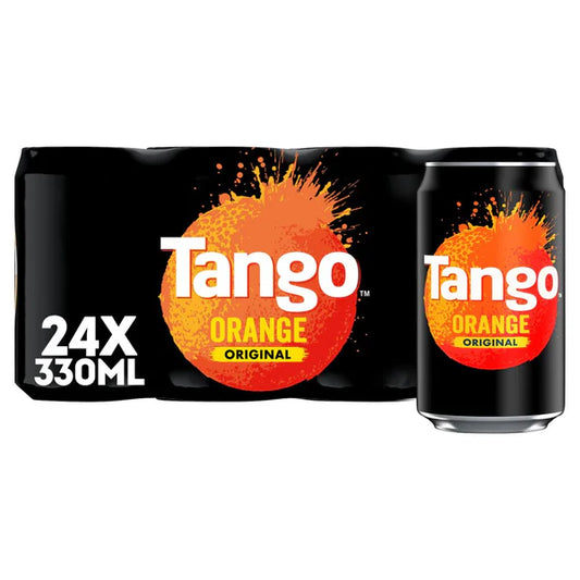 Tango Orange Original 330ml, Case of 24, bulk buy