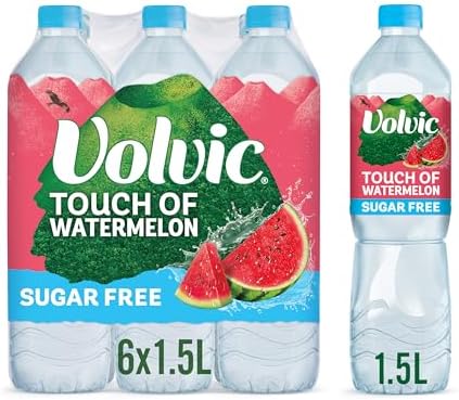Volvic Touch of Fruit Watermelon Sugar Free 1.5L (6 Pack)